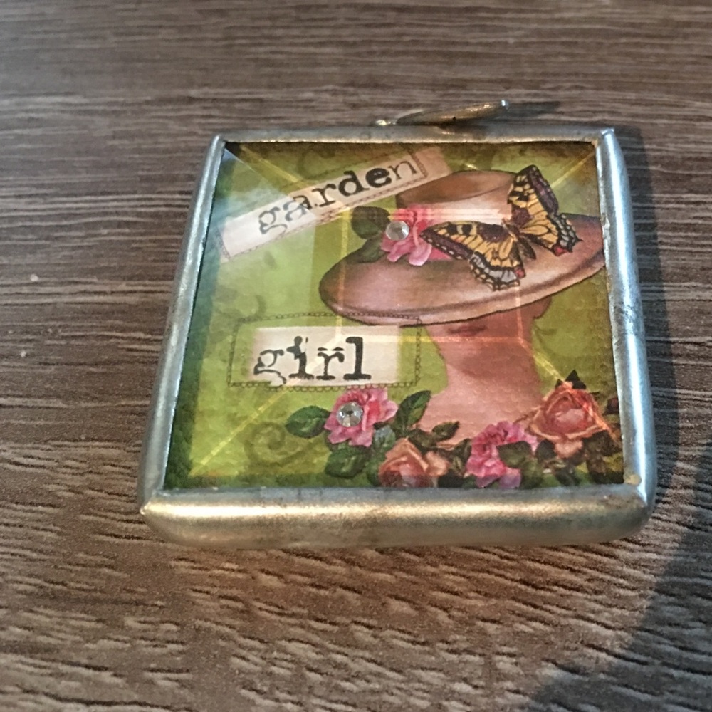 Jewel Kade garden girl charm pendant